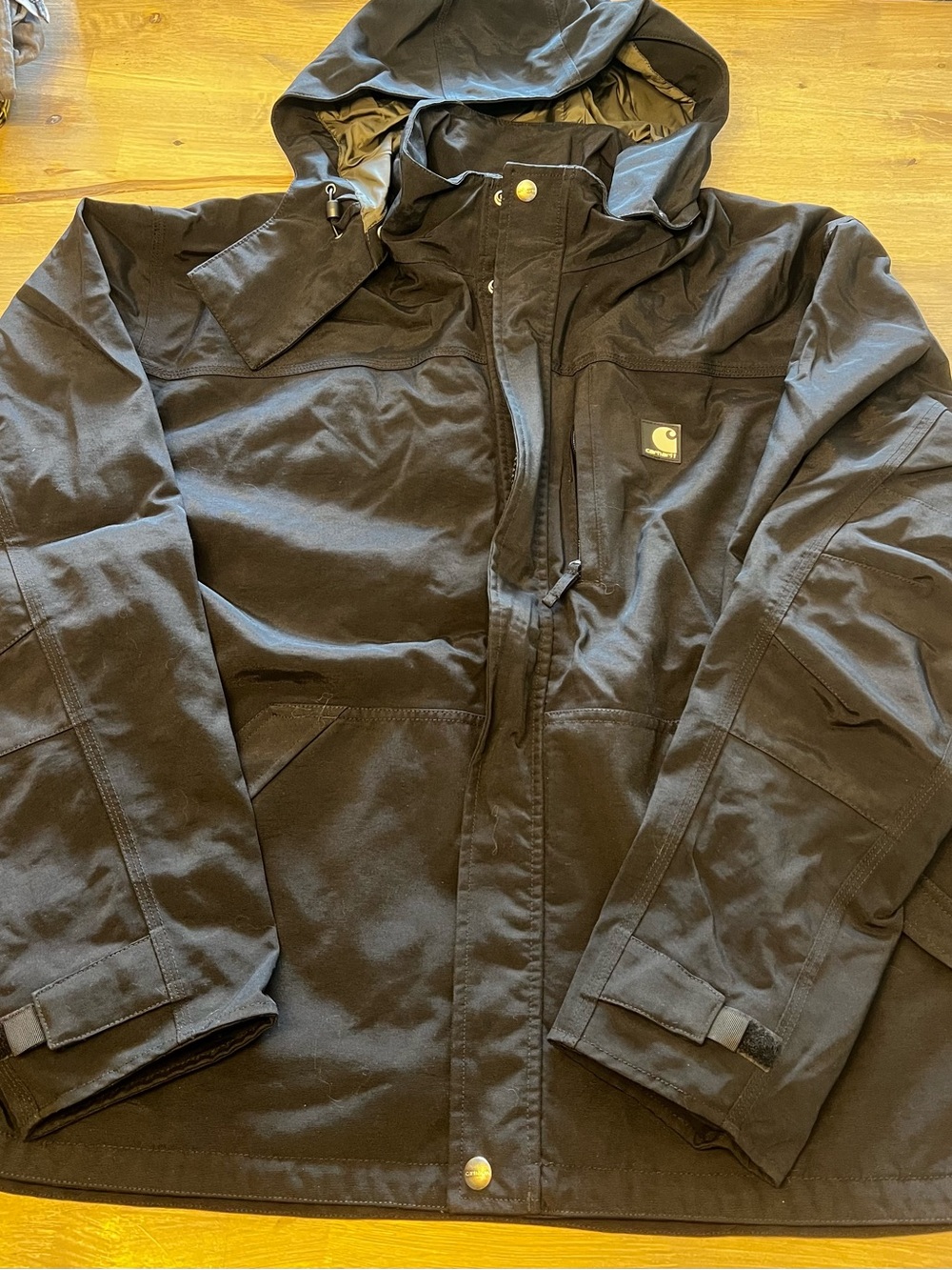 Carhartt Men’s Black Hooded Field Jacket